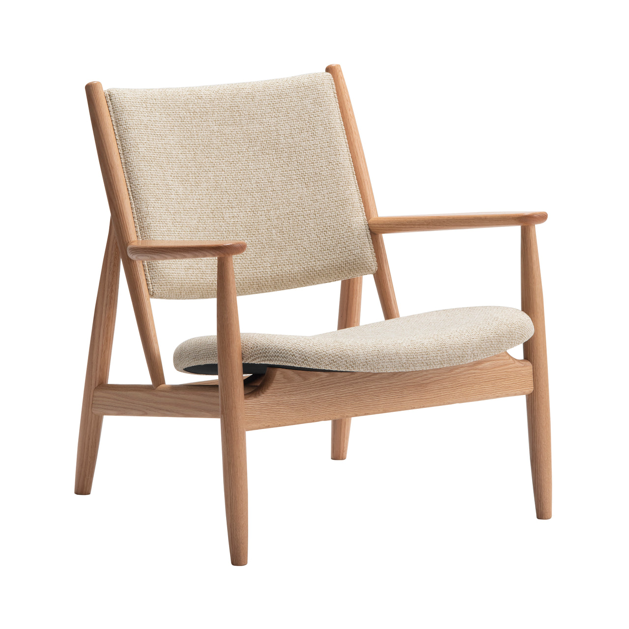 Summit Lounge Chair: White Oak +  Baton B-IV