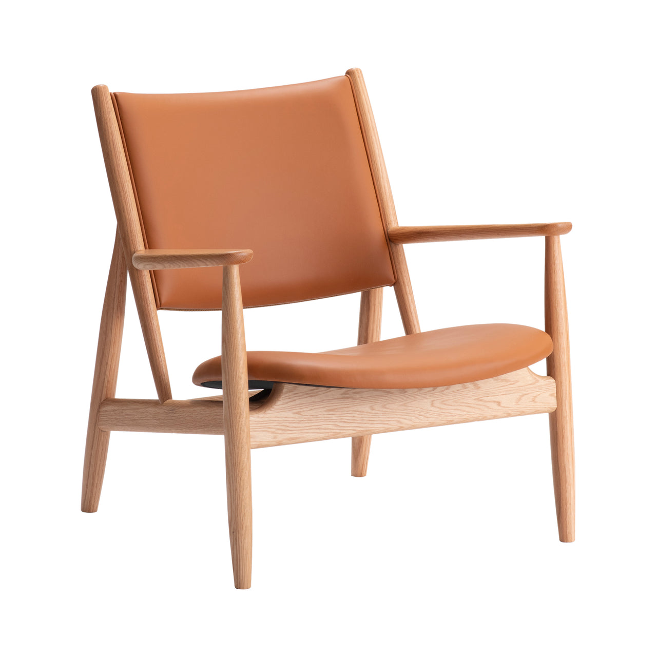 Summit Lounge Chair: Natural Oak