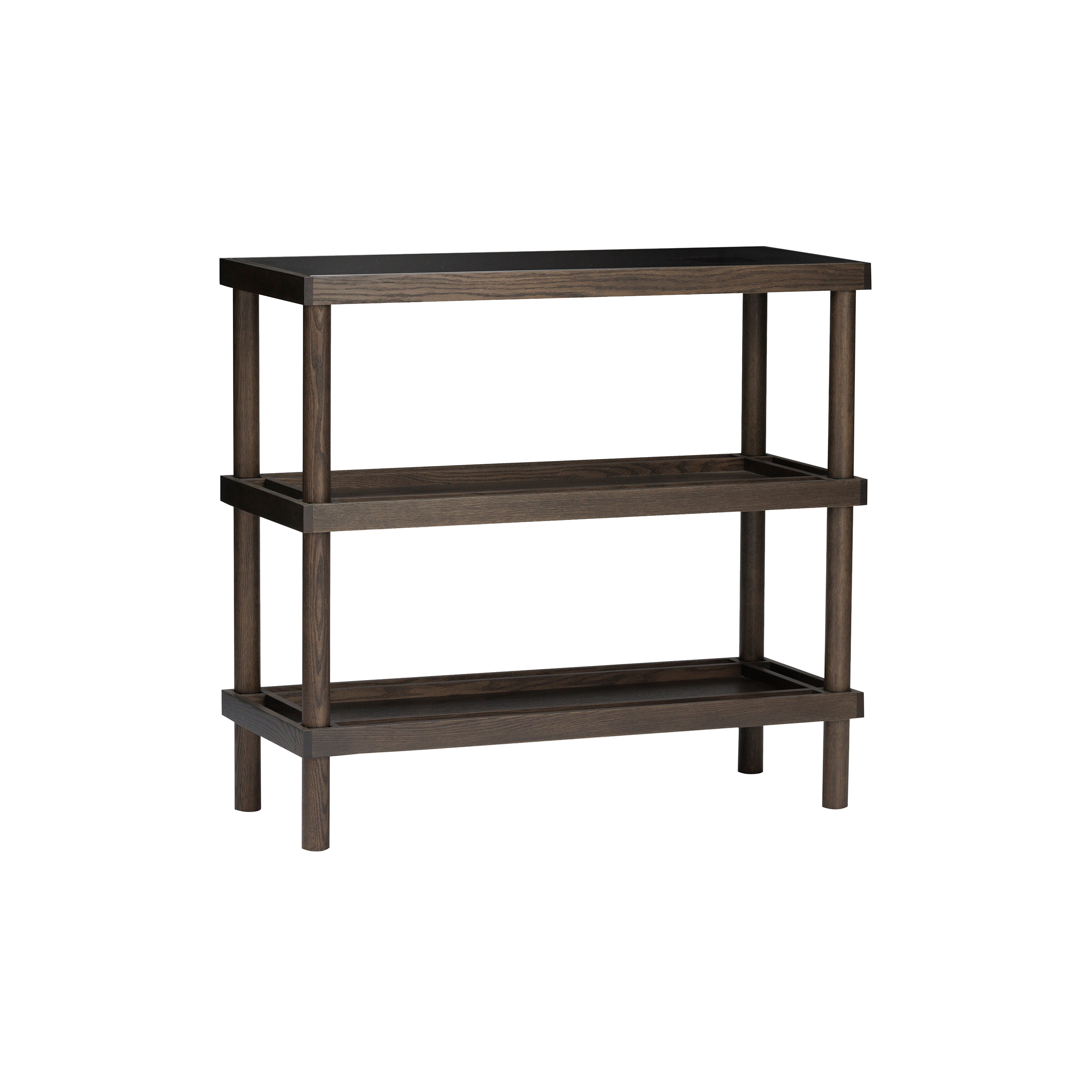 Taruki Shelf: Low + Smoke Oak