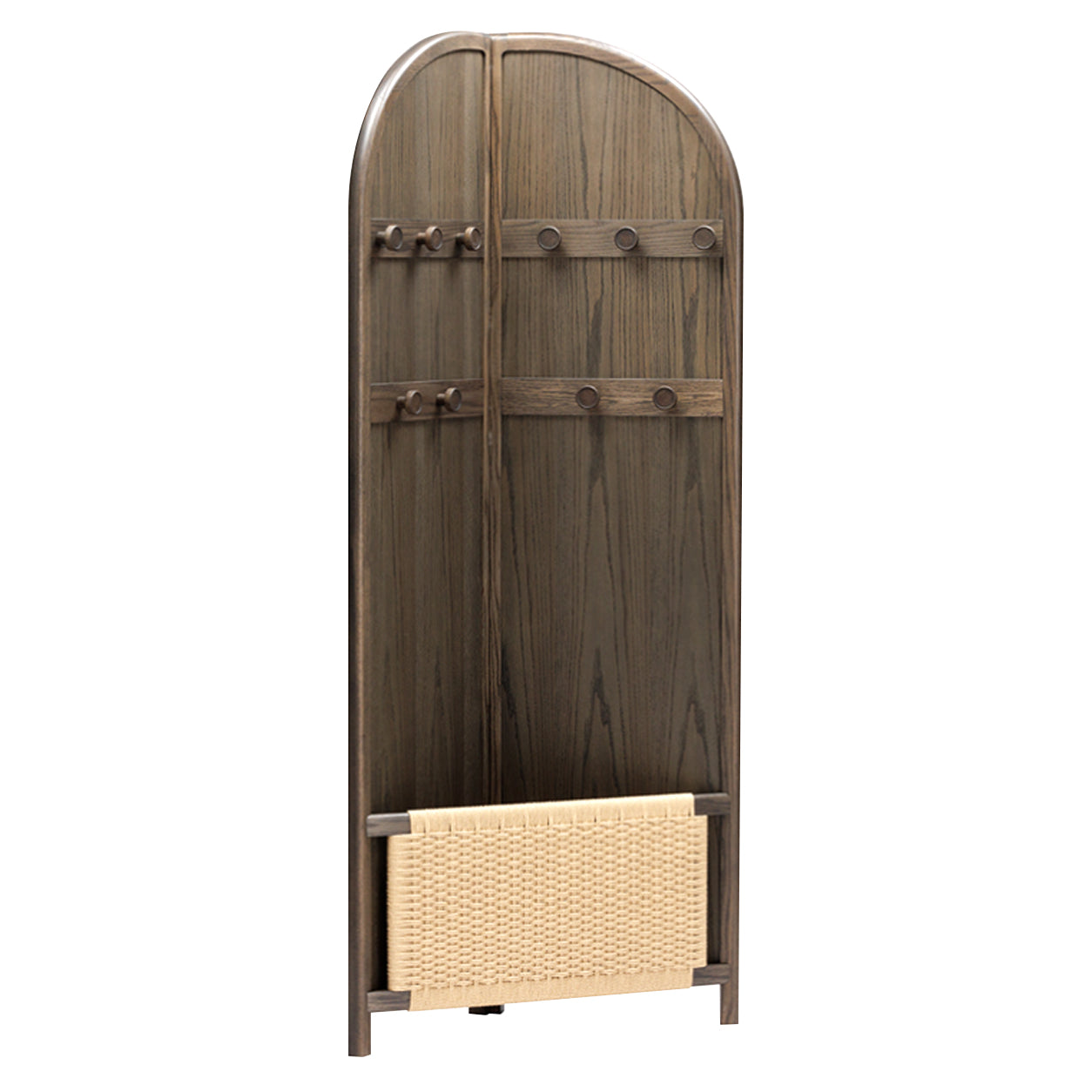 Cabine Dresser with Mirror: Smoked Oak + Natural
