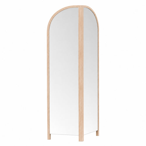 Cabine Dresser with Mirror: White Oak