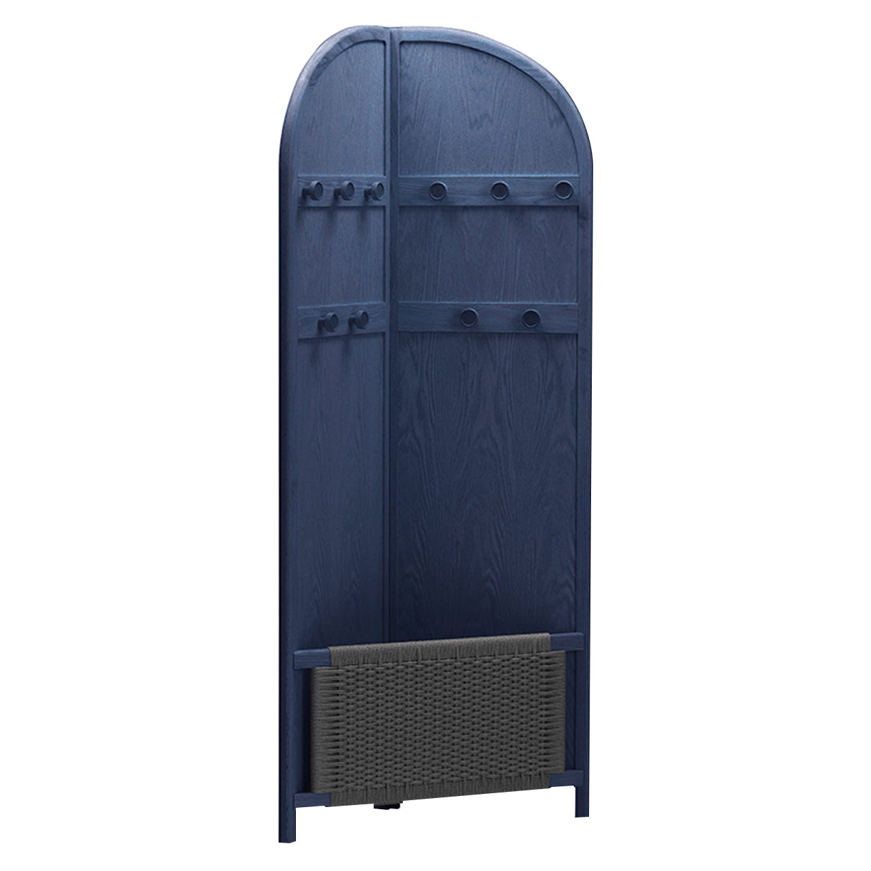 Cabine Dresser with Mirror: Indigo Ash + Black