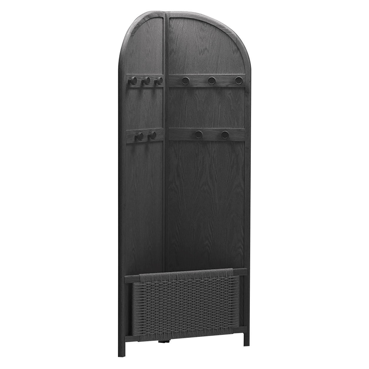 Cabine Dresser with Mirror: Sumi Ash + Black