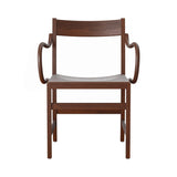 Waiter XL Armchair: Walnut Stained Beech