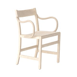 Waiter XL Armchair: White Oiled Beech