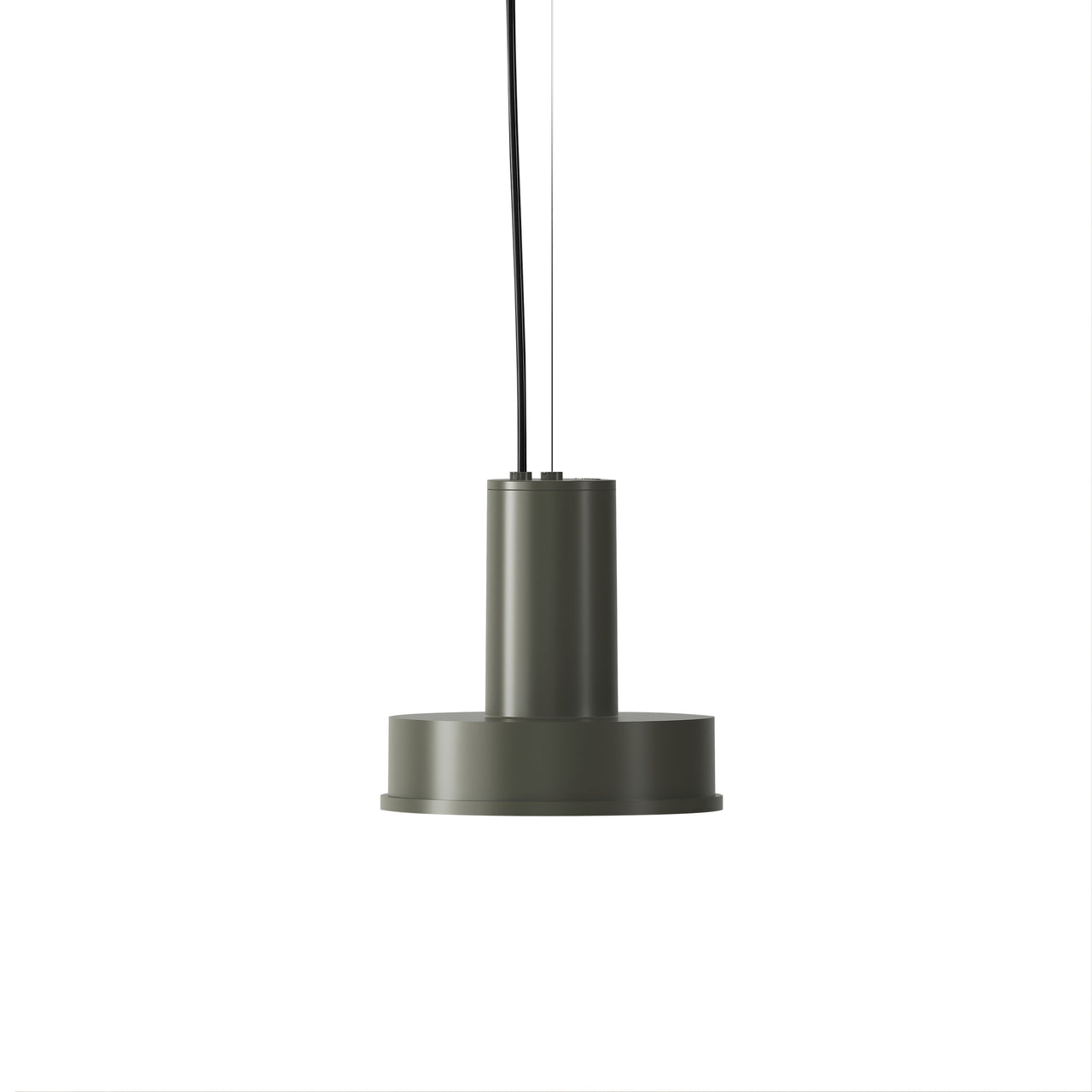 Arne S Domus Pendant Lamp: Dark Green