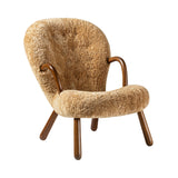 Clam Chair: Fumed Oak