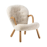 Clam Chair: Oiled Oak
