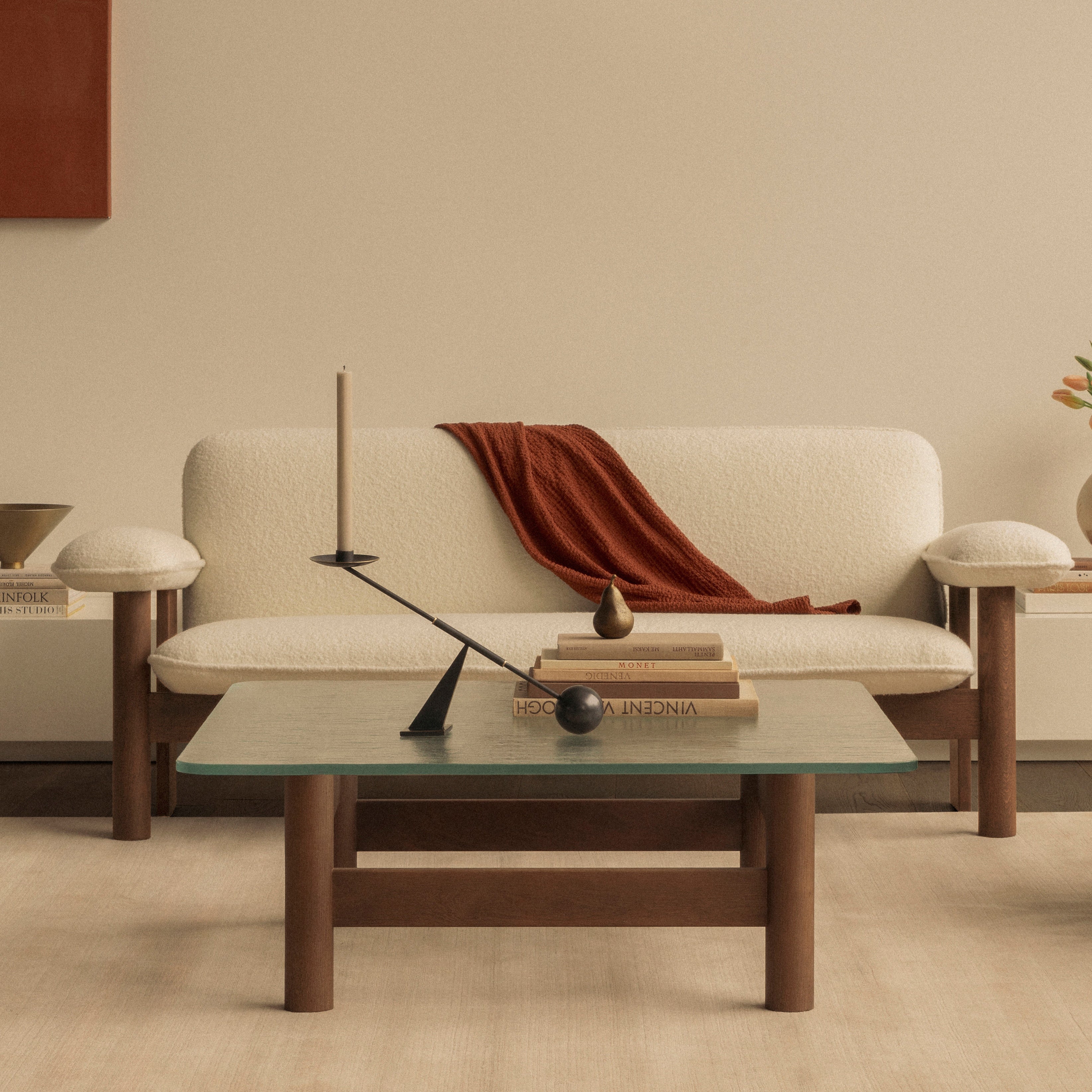 Brasilia Lounge Table - Quick Ship