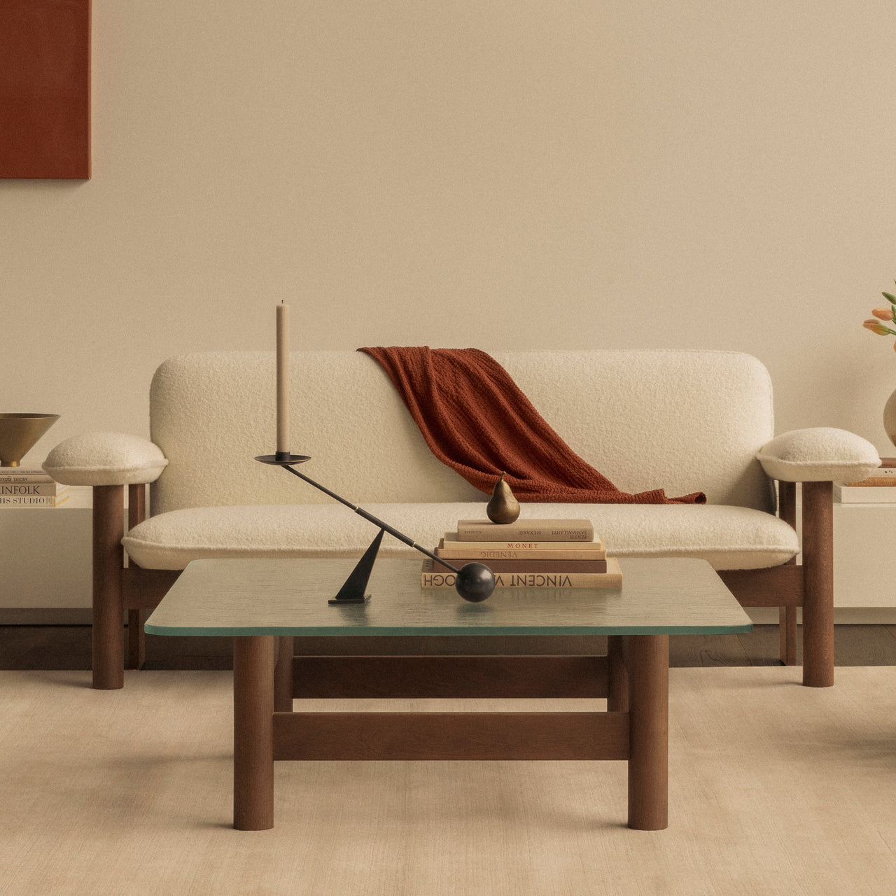 Brasilia Lounge Table - Quick Ship