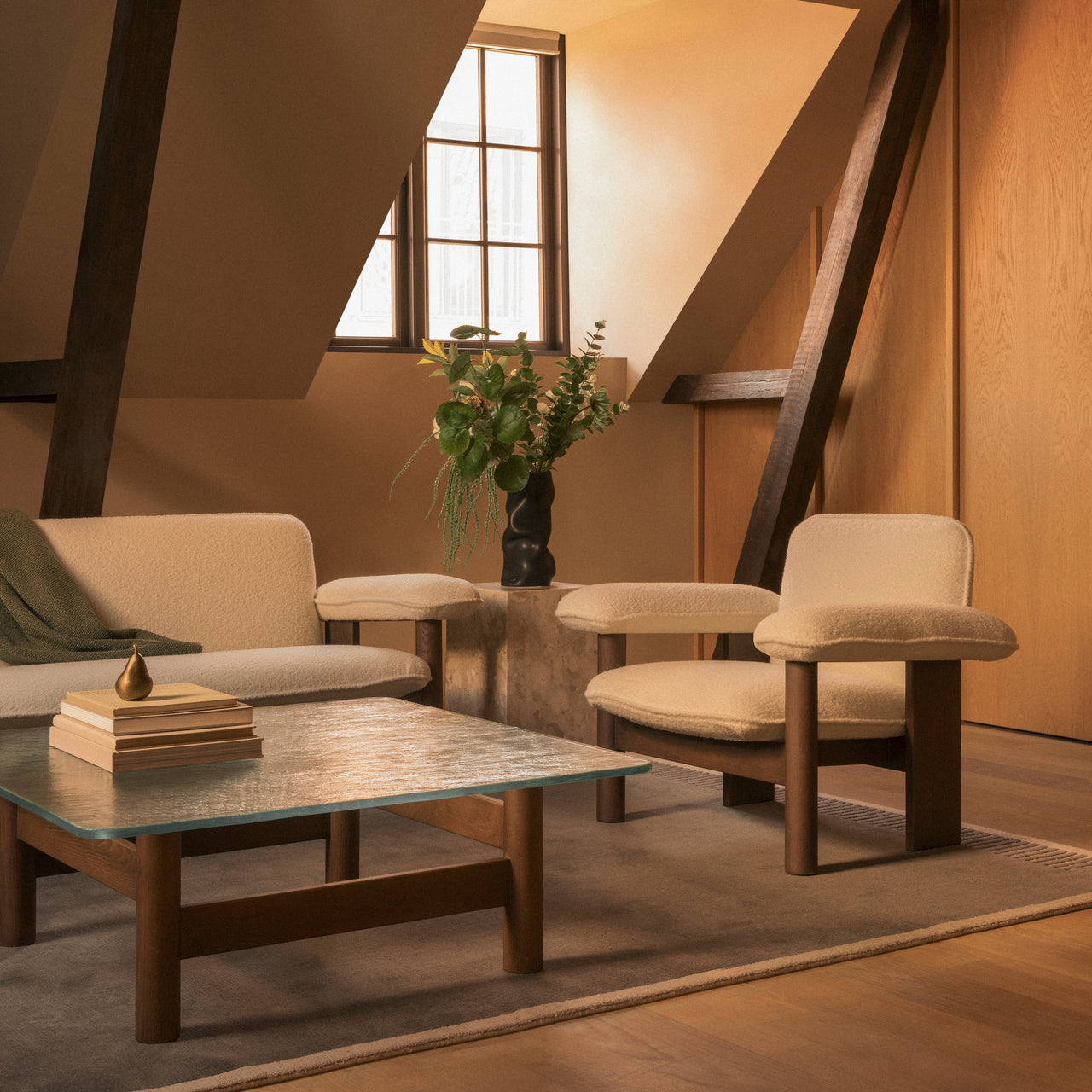 Brasilia Lounge Table - Quick Ship