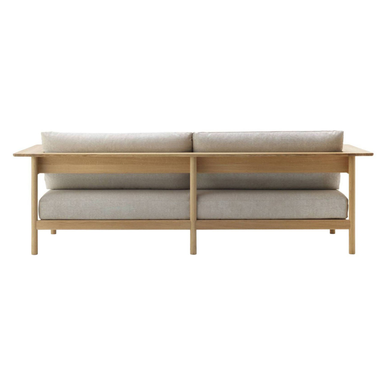 Kinuta Sofa: 3 Seater N-S01 + Pure Oak + Vidar 4