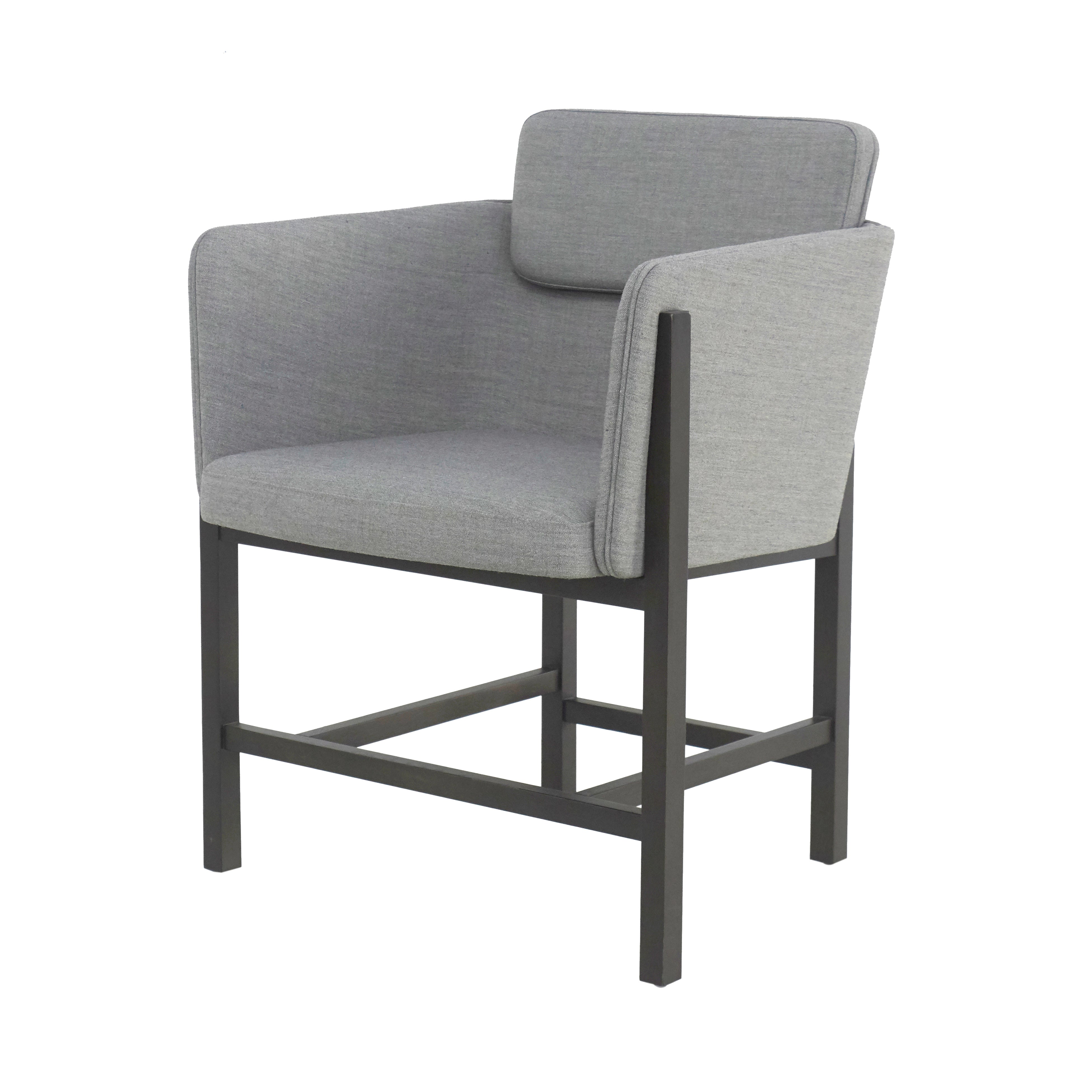Aya Dining Armchair: Grey Oak