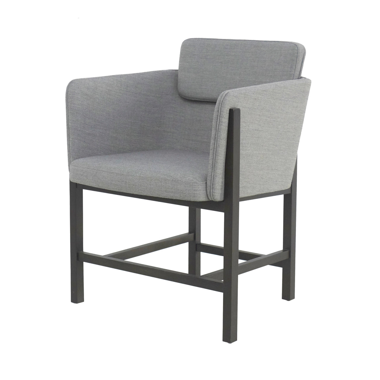 Aya Dining Armchair: Grey Oak