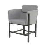 Aya Dining Armchair: Grey Oak