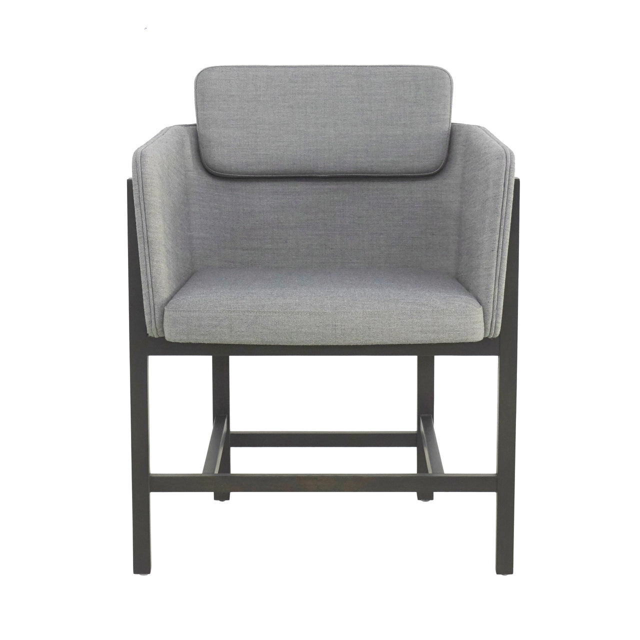 Aya Dining Armchair: Grey Oak