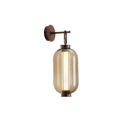 Bai A Ba Ba Wall Lamp: Outdoor + Amber