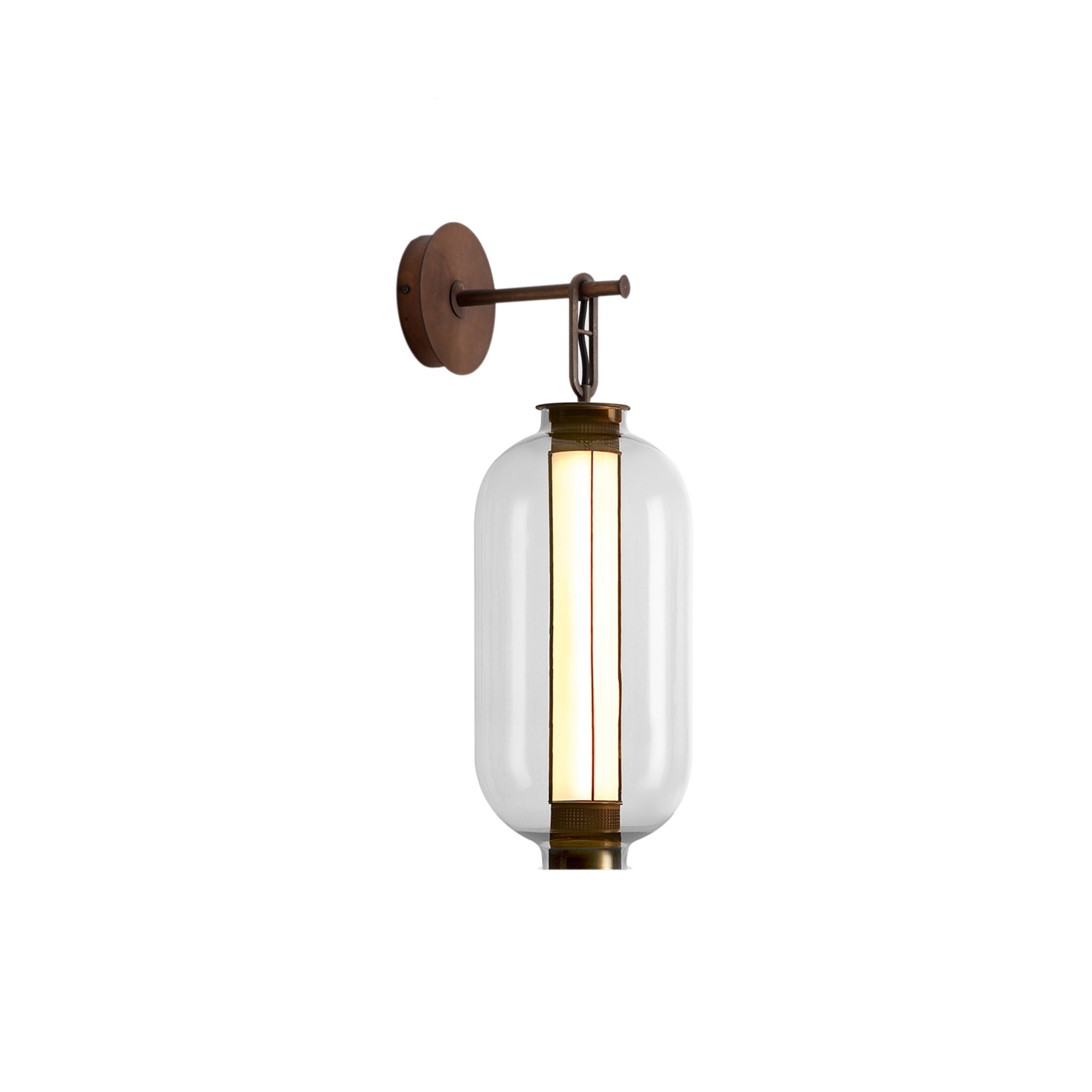Bai A Ba Ba Wall Lamp: Transparent