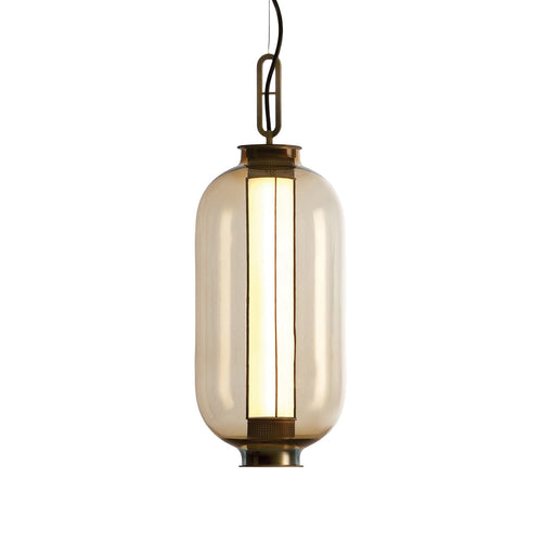 Bai T Ba Ba Pendant Lamp: Outdoor + Amber