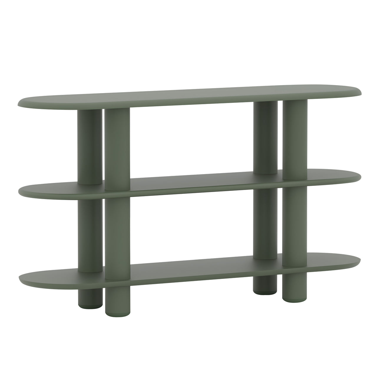 Eclipso Shelving System: 3 + Green