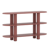 Eclipso Shelving System: 3 + Oxide Red
