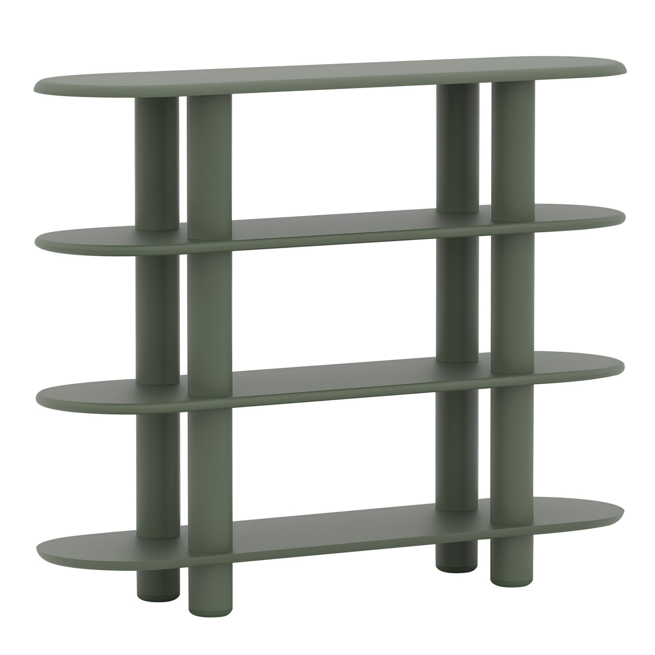 Eclipso Shelving System: Green + 4
