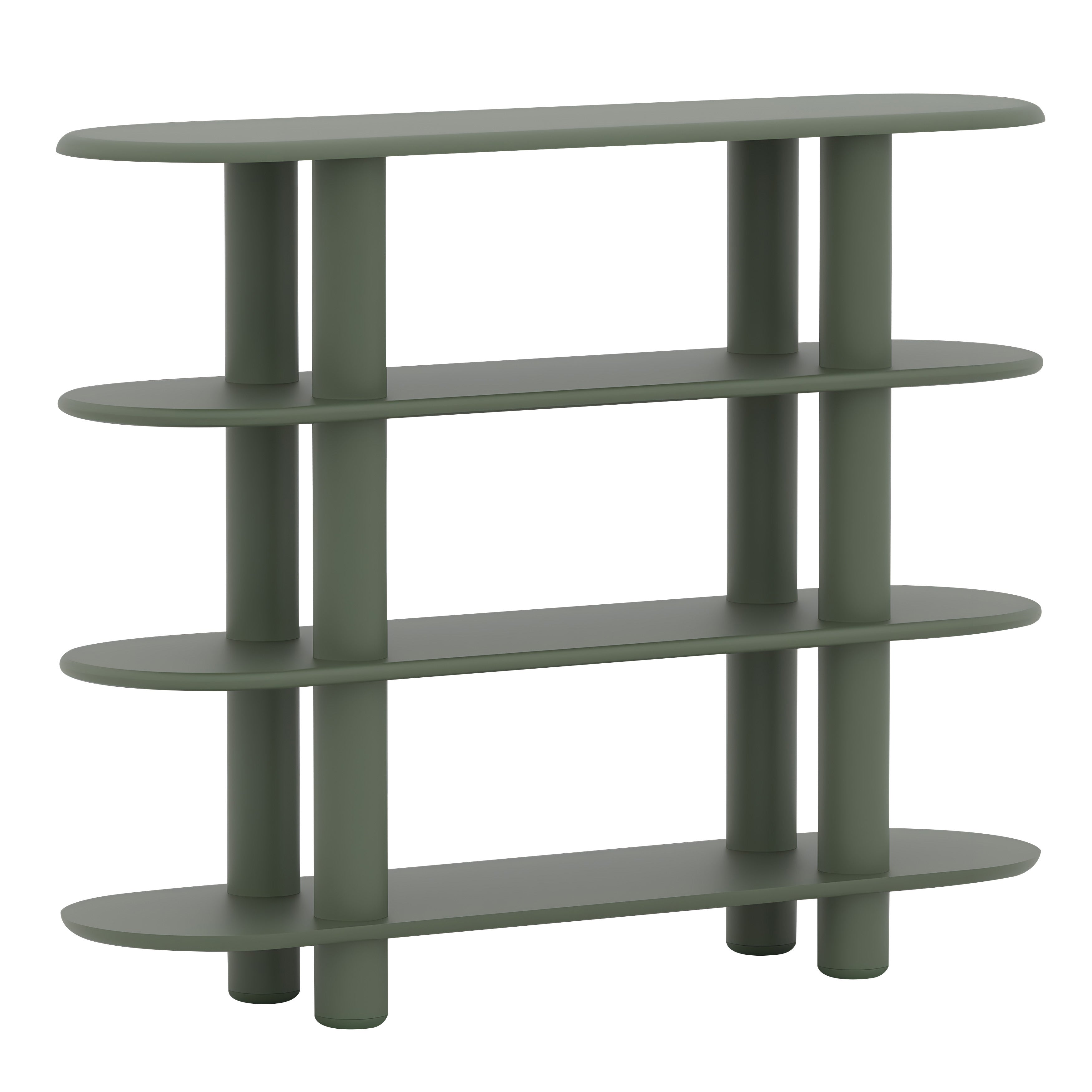 Eclipso Shelving System: 4 + Green