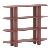 Eclipso Shelving System: 4 + Oxide Red