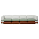 Pillow Modular Sofa: Leather