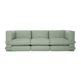 Pillow Modular Sofa: Leather + Configuration 3