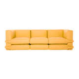 Pillow Modular Sofa: Leather + Configuration 3