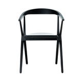 Chair B: Upholstered: Black Lacquered Ash