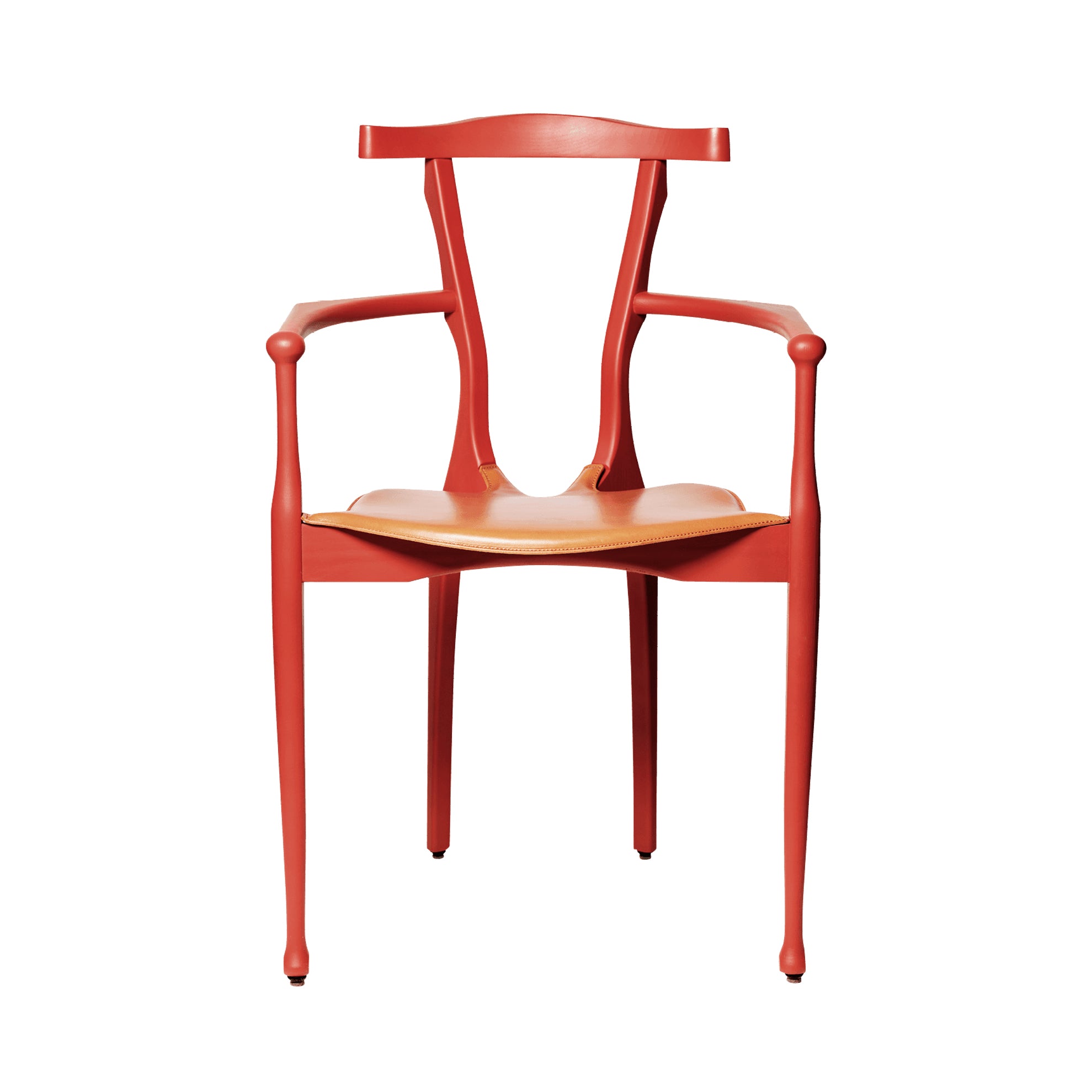 Gaulino Armchair: Upholstered + Toasted