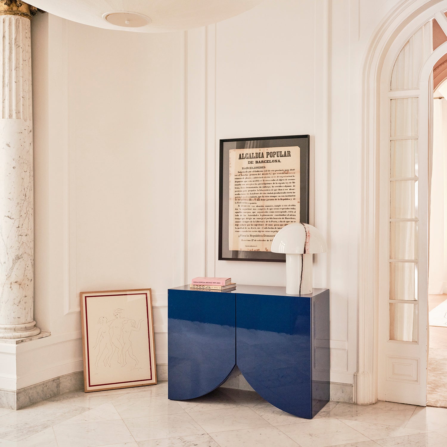 Bridges Cabinet: Glass Top