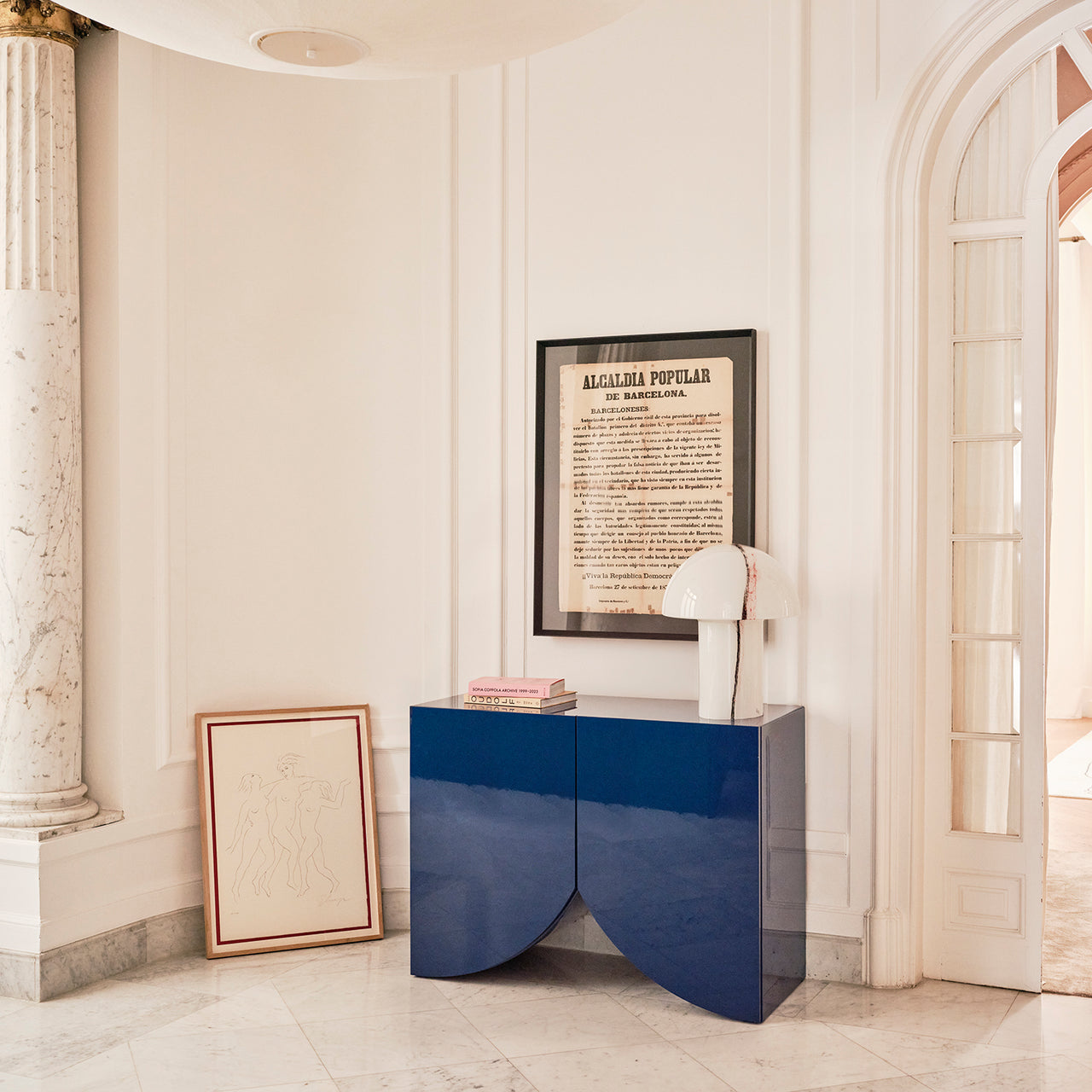 Bridges Cabinet: Glass Top