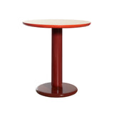 Eclipso Cafe Table: Oxide Red