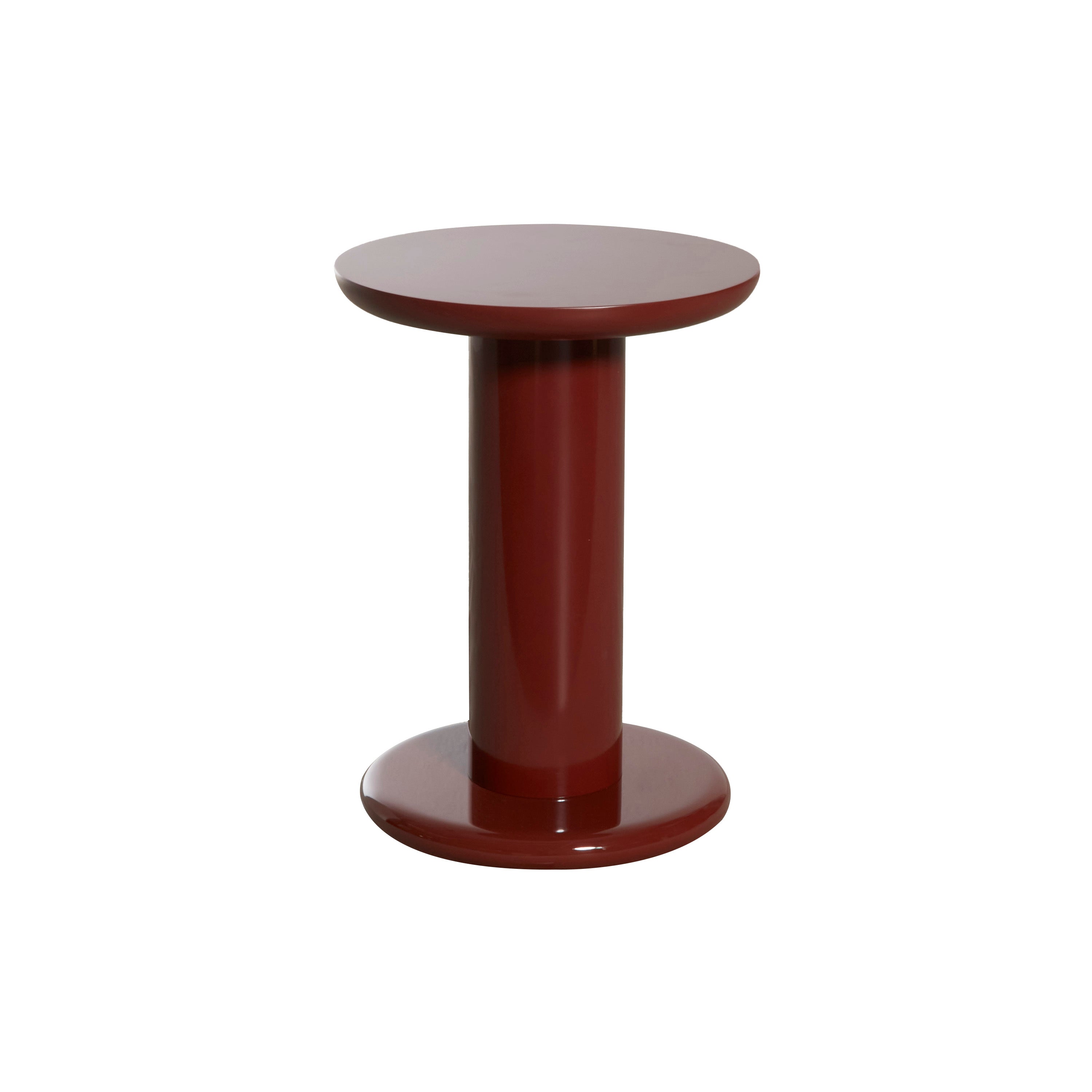 Eclipso Side Table: Oxide Red