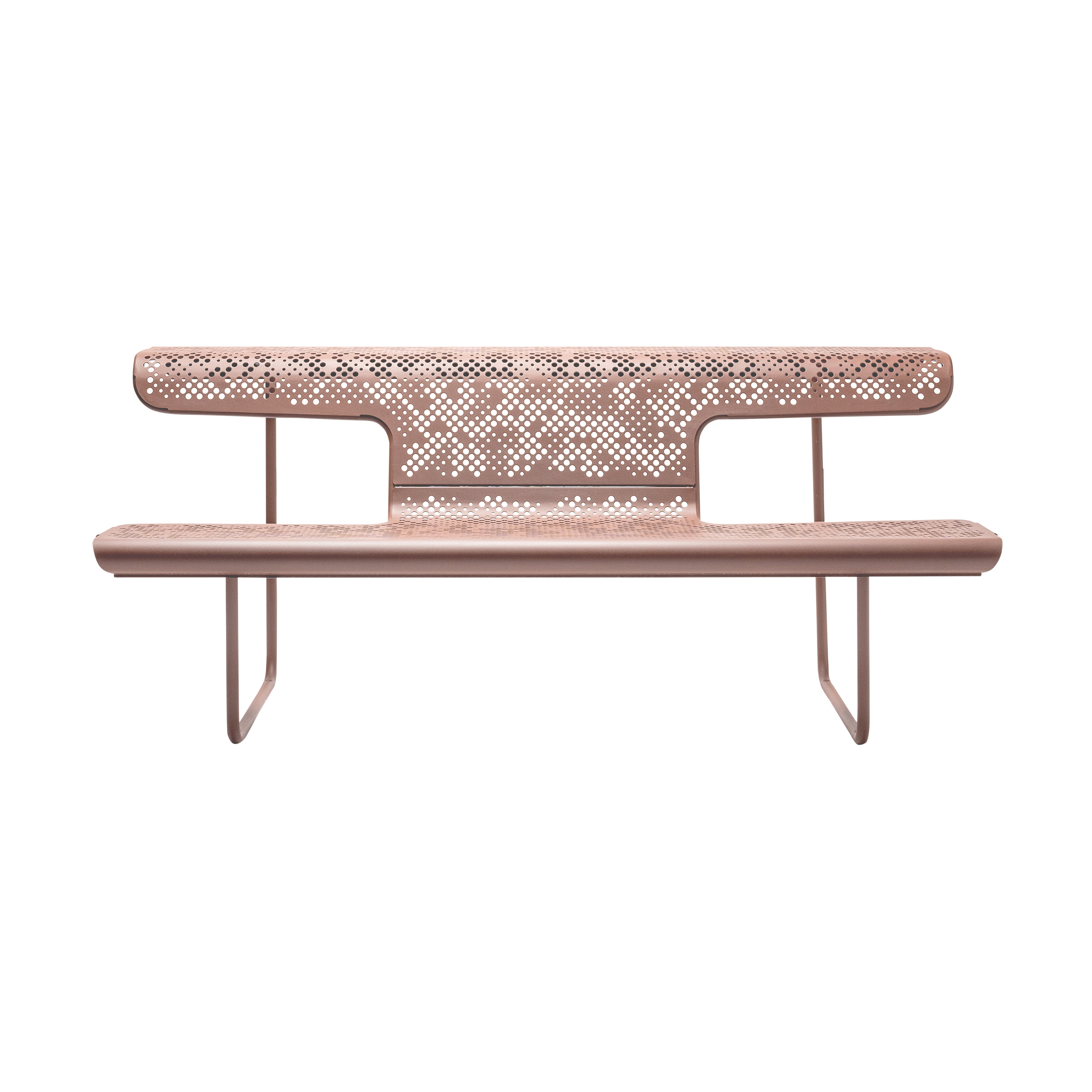 EL Poeta Bench: Corten