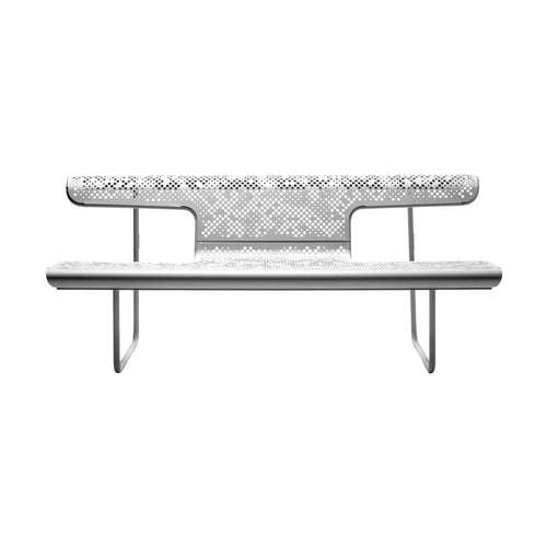 EL Poeta Bench: Silver Grey
