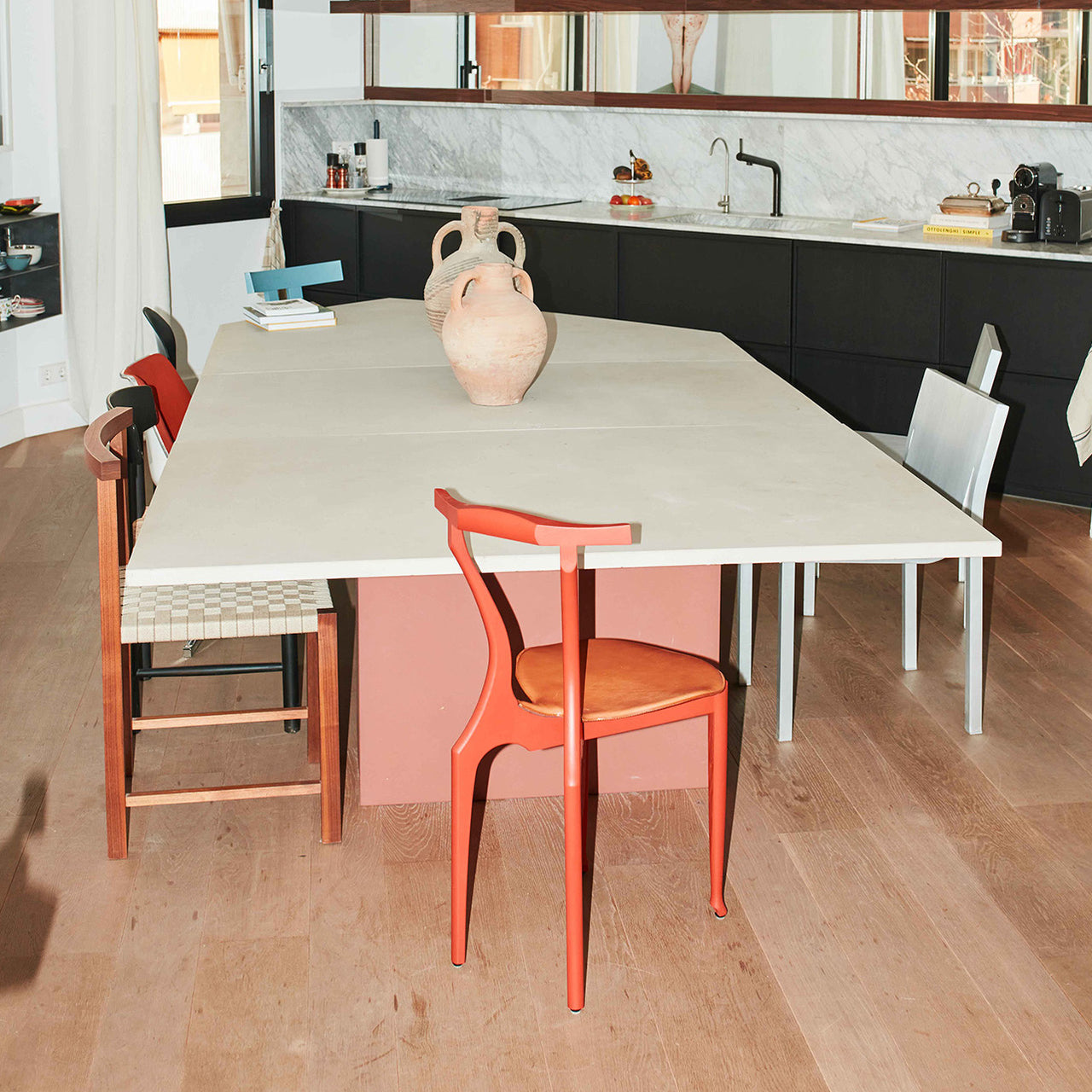 Gaulinetta Chair: Upholstered