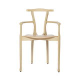 Gaulino Armchair: Upholstered + Natural