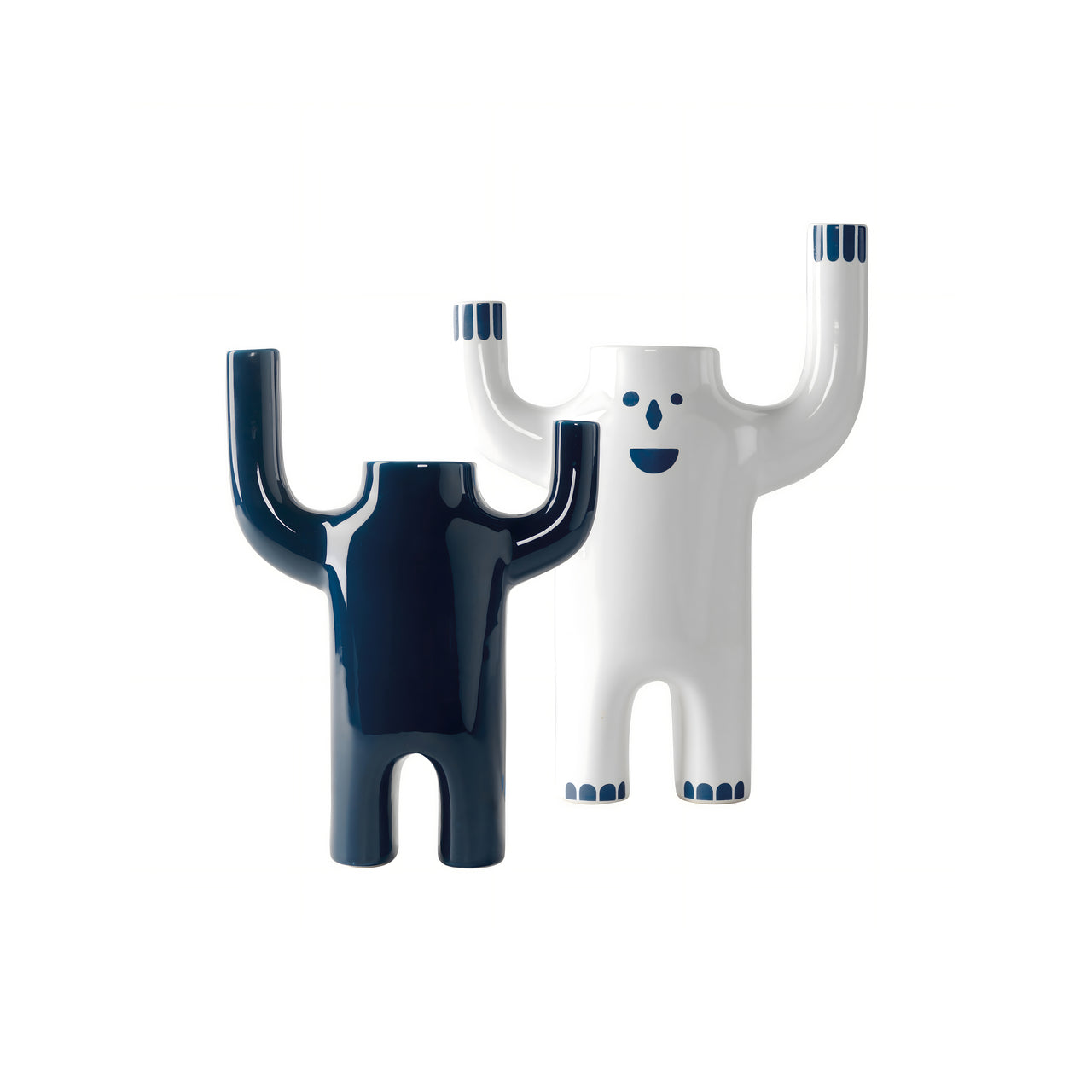 Happy Susto Vases: Blue + Small - 13.4