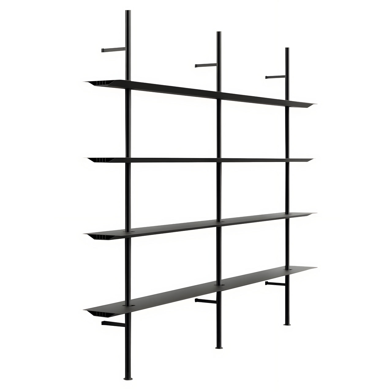 Hypostila Shelf System: Black + Configuration 3