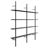 Hypostila Shelf System: Black + Configuration 3