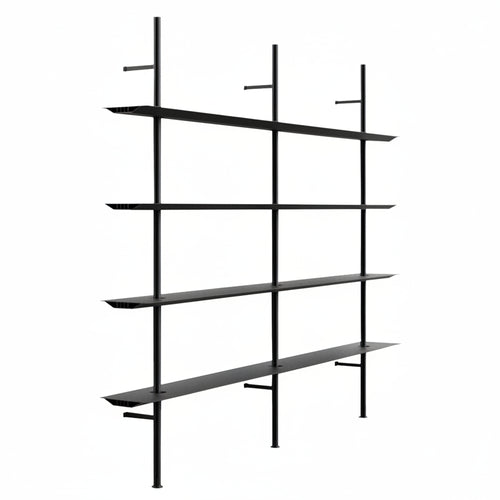 Hypostila Shelf System: Black + Configuration 3