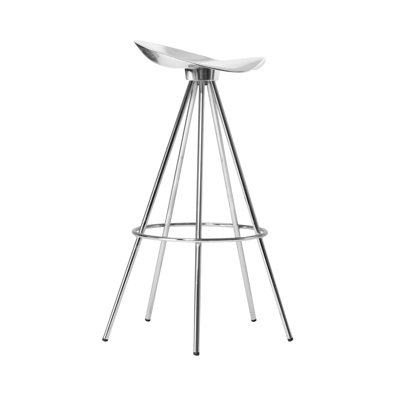 Jamaica Bar + Counter Stool: Bar + Chrome