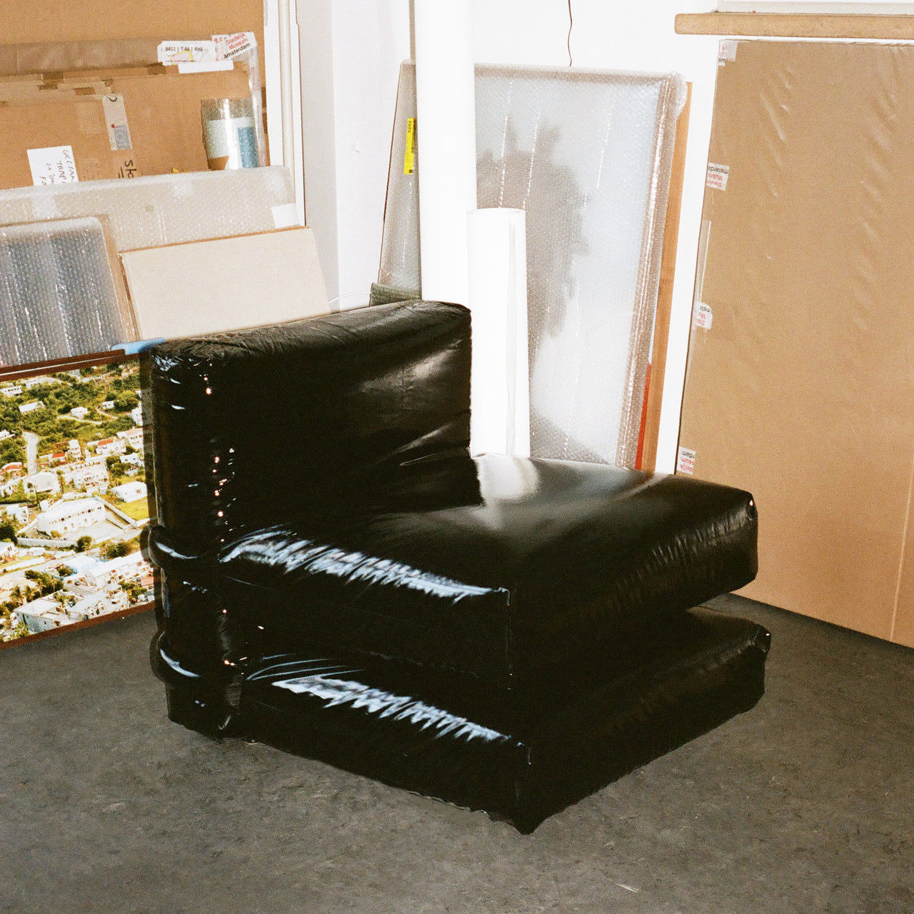 Pillow X Kassl Edition Modules Sofa: Lacquered Cotton