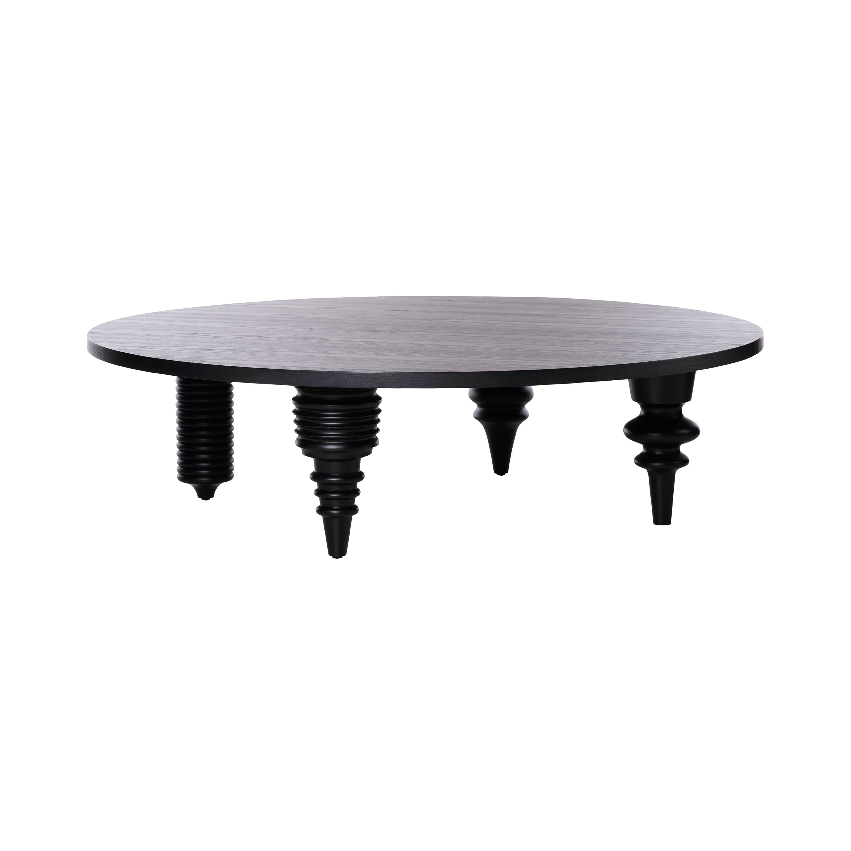 Multileg Low Table: Black Gloss Lacquer B10
