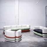 Pillow Modular Sofa: Leather