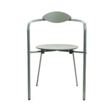 Simplex Stackable Chair: Set of 2 + With Backrest + Cement Grey
